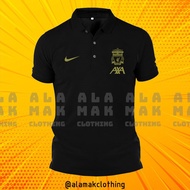 HEBAT LIVERPOOL FOOTBALL CLUB GOLD SERIES NIKE BAJU LELAKI PEREMPUAN POLO TEE!! 100% COTTON