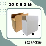 Cardboard 20x11x16 A0 Packing Cardboard Packaging Box Olshop Box Spare Part Souvenir Box