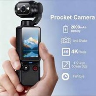4K 1.9" HD Video Recording Camera – Portable Rechargeable, Vlog Camera, 4K Handheld Stabilizer Pocke