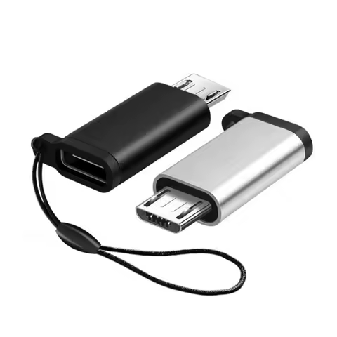USB Type C Female To Micro USB Male Adapter Connector Type-C Micro USB Charger Adapter for Xiaomi Re