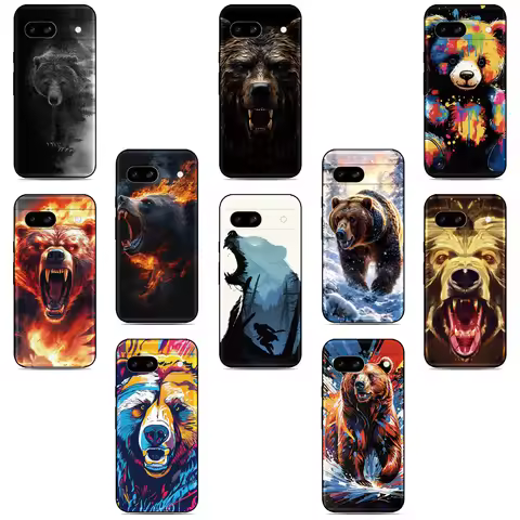 Printed Bear Cover For Sharp Aquos R10 R9 R8 R8s Pro R2 R3 Air Zero6 Wish 5 4 Sense 10 9 8 6 6s 3 Li