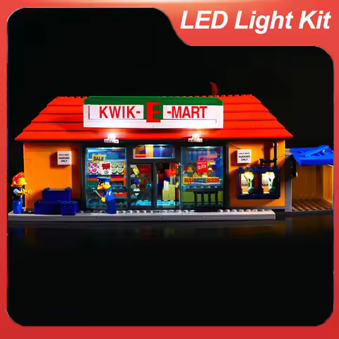 LED lighting kit building 71016 compatible 16004 Kwik-E-Mart (Only the lights)