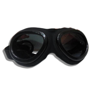 Helm Retro Kulit Warna dan Lis Kaca Goggle Mask Sinze M fit to L Allsize Warna Bervariasi