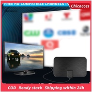 ChicAcces 1 Set 3600 Miles TV Antenna HD-compatible Transmission Wide Range High Gain High-resolution Stable Output Signal Reception with Amplifier 4K 1080P DVB-T2 Indoor Digital H