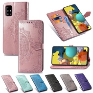 Samsung Galaxy A21s A51 A71 A31 A11 M11 M21 M31 A42 5G pu Leather Flip Wallet Cover with Card Slots Phone Case