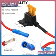 <lementree> Fuse-tap Adapter Melt-resistant Electrical Car Fuse Tap Adapter Mini Blade Fuse Holder L