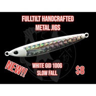 Jig Metal Luminous fishing jig Glow in the dark | Fulltilt Handcrafted Lure Metal jig Slow Fall 100g