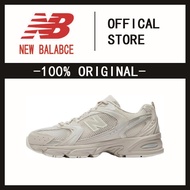 New Balance 530 beige soft and comfortable low top sports shoes, suitable for both men and women