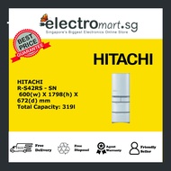 HITACHI 319L MULTI DOOR FRIDGE R-S42RS-SN (MADE IN JAPAN) (STAINLESS CHAMPAGNE)