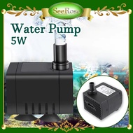 5W Water Pump Mini Aquarium Submersible Fountains Air Fish Pond Pool Tank Systems Water Pump