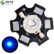 SUYO 25PCS 3W LED Chips, Aluminium Base 3W Power LED Chips, Bright Ultraviolet Chip 395nm-400nm 25PC