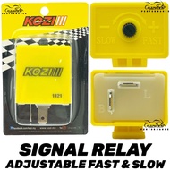 KOZI LED SIGNAL RELAY 12V CONDENSER LED SIGNAL MOTORCYCLE SIGNAL RELAY 12V LC135/Y15ZR V1/EX5/KRISS/SRL110/SRL115/RS-150