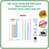 1PCS Pulpen BP-335 Pastel Joyko Pulpen Joyko Warna Pastel Pulpen