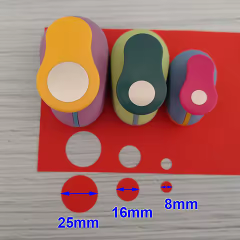 Crafts Punch Set 8mm 15mm 25mm paper punches 3pcs/Set diy craft punch scrapbook paper cutter scrapbo