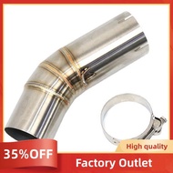Slip on for  959 Panigale 60mm Motorcycle Exhaust Middle Link Pipe Escape Stainless Steel Muffler