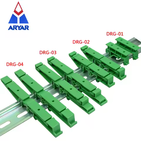 PCB Circuit Board Mounting Bracket For Mounting DIN Rail Mounting 2x Adapter+4x Screws