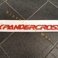 Engine Hood Emblem Xpander Cross/Xpander Merah/Logo Xpander Kap Mesin - Automax.id