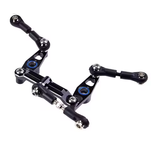 1/10 Aluminum Steering Arms Set w/Bearings & Tie Rod for Tamiya TT-02/TT-02D/TT-02E/TT-02B - RC Upgr