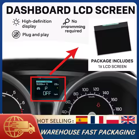 Dashboard LCD Screen Instrument Cluster Display Replacement For Ford EcoSport 2013-2017 Odometer Spe