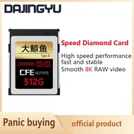 ⚕DAJINGYU High-End Diamond Card CF Express Memory Card XQD Card 8K RAW Recording High-End UpgrajeU1
