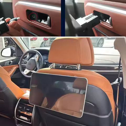 2026 New Android Car Video Headrest TV Monitor LCD Touch Screen For BMW X3 X5 X6 X7 iX XM XB7 5 7 Se