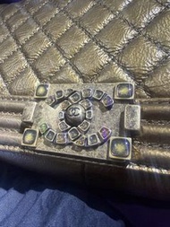 清袋減價💜Chanel 金色 Boy Chanel 手袋