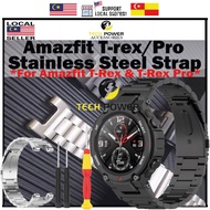 Amazfit T-Rex/T-Rex Pro Solid 3 Nodes Stainless Steel Strap ,Tali Jam Keluli Kualiti Baik For Amazfit T-Rex/T-Rex Pro