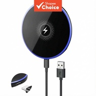 Magnetic Wireless Charger for Samsung Galaxy S25 Ultra S24 FE for Google Pixel 9 8a Pengecas Tanpa W
