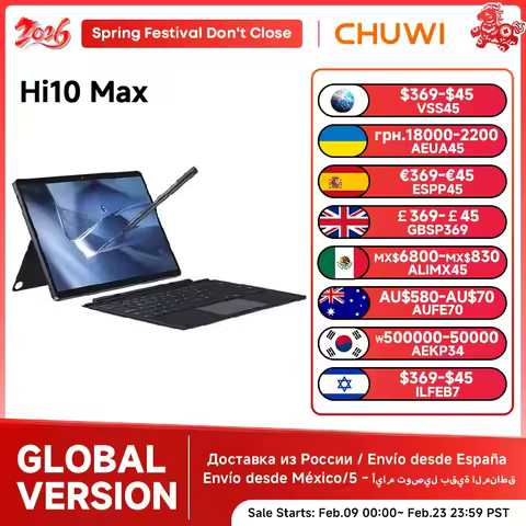 CHUWI Hi10 Max Tablet 2 In 1 Tablet PC 12.96inch 3K Display N150/N100 Laptop 12GB RAM 512GB ROM Wind