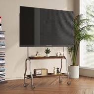 TV Floor Stand Living Room Bedroom Stainless Steel Art Mobile Modern Minimalist Rack43-75Inch Household