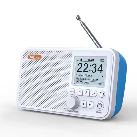 C10 Radio 2.4 inch LCD Screen Alarm Clock Radio DAB DAB+ FM BT MP3 Player Portable Radio Broadcastin