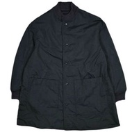 Engineered Garments美國製造 PC Poplin - Melton 內襯夾克，小號，海軍藍，雙面可穿外套 [二手] [Engineered Garments]