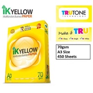 IK Yellow A3 Multifunctional Business White Paper 70gsm 80gsm