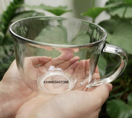 Mug Kaca Besar Mangkuk Bubur Modern Breakfast Bowl Sereal