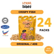 [HALAL] Lekor Bites Crispy Fish Bundle Set｜Pakej Keropok Lekor Ikan (40g x 24 Packs)