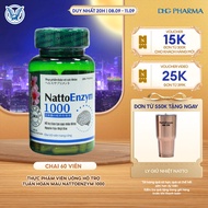 TPCN NattoEnzym 1000 Hỗ trợ giảm nguy cơ hình thành huyết khối giảm nguy cơ tắc nghẽn mạch máu - Chí