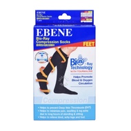 Ebene Bio Ray COMPRESSION SOCKS (S/M Size) 1 Pair - BLACK