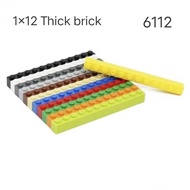 1x12 Basic High Brick Scene Building MOC Building Block 6112 Accessories Wall Brick