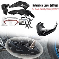 For Honda CB650R CB650FE CB650F 2014-2021Motorcycle Lower Bellypan Belly Pan Engine Spoil Fairing Co
