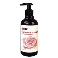 Gritz - 7 Wonders Flowers Aura Body Wash Gel 250ml [Selamat untuk semua jenis kulit, Lulus KKM] Sens