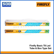 ✷ ◆ ◳ Firefly-Basic T8 Led Tube & Box Type Set Basic Led Tube Glass T8-9W-Daylight-[EBTS11DL09 EFS0