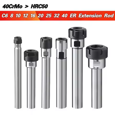 C8 C10 C12 C16 C20 C25 C32 ER8 ER11 ER16 ER20 ER25 ER32 100 150L Collet Chuck Holder CNC Milling Len