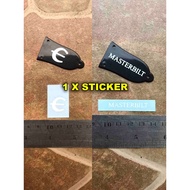 Sticker Logo Writing Masterbilt E Trussrod Cover Headstock Guitar Epiphone Gibson Les Paul Sg Double