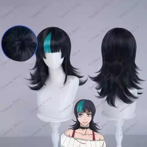 Juju Tsu Kai Sen Kirara Hoshi Cosplay Costume Hair Medium Long Styled Halloween Party Wig
