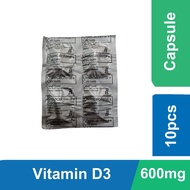 Calvit Gold Tablet 10pcs l Cholecalciferol Vitamin D3 + Calcium Carbonate
