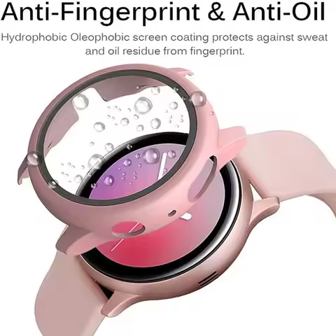 20mm Strap+Case for Samsung Galaxy Active2 40mm 44mm Screen Protector Bumper+Band for Samsung Galaxy