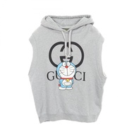 【二手】Gucci GUCCI 連帽衫 GUCCI x Doraemon 互扣 G 無袖 633099 棉質 x Doraemon 無袖連帽衫 男款 二手 A