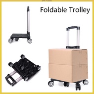 Folding trolley, driver pull cart, portable 4-wheel/5-wheel folding trolley, freight cart, universal