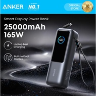 ANKER 165W Laptop&Phone Smart Display PowerBank 25000mAh Portable Fast Charging Flight-Approved with