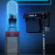 External Aquarium UV Filter Pump 4-in-1 Water Circulation Filter/UV Sterilizer/Oil Skimmer/Increase